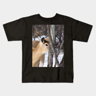 White tailed deer Kids T-Shirt